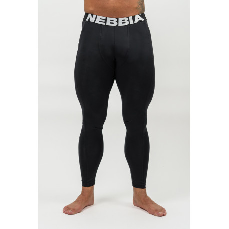 NEBBIA : ЛЕГГИНСЫ GYM LEGGINGS WITH POCKET DISCIPLINE 708 BLACK