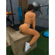 NEBBIA : ЛЕГГИНСЫ HIGH WAISTED SCRUNCH BUTT LEGGINGS ELEVATED 462 "ORANGE "