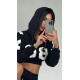 NEBBIA : ХУДІ TRAINING CROPPED HOODIE 619 "BLACK"