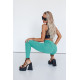 NEBBIA : ЛЕГГИНСЫ HIGH WAISTED SCRUNCH BUTT LEGGINGS ELEVATED 462 "GREEN "