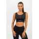 NEBBIA : ТОП MEDIUM-SUPPORT MESH SPORTS BRA PERFORMANCE 477 "BLACK"