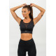 NEBBIA : ТОП MEDIUM-SUPPORT MESH SPORTS BRA PERFORMANCE 477 "BLACK"