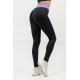 NEBBIA : ЛЕГГИНСЫ HIGH WAISTED DESIGNER LEGGINGS SIGNATURE 463 "BLACK "