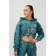 NEBBIA : ХУДІ RE-FRESH WOMEN'S CROP HOODIE 591 "GREEN"