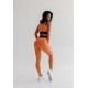 NEBBIA : ЛЕГГИНСЫ HIGH WAISTED SCRUNCH BUTT LEGGINGS ELITE 465 "ORANGE"