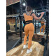 NEBBIA : ЛЕГГИНСЫ HIGH WAISTED SCRUNCH BUTT LEGGINGS ELITE 465 "ORANGE"