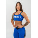 NEBBIA :ТОП DOUBLE LAYER LIGHT-SUPPORT SPORTS BRA FLEX 241 "BLUE"