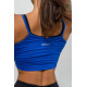 NEBBIA :ТОП DOUBLE LAYER LIGHT-SUPPORT SPORTS BRA FLEX 241 "BLUE"