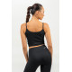 NEBBIA : МАЙКА HIGH-SUPPORT CROP TANK TIMELESS 474 \"BLACK\"