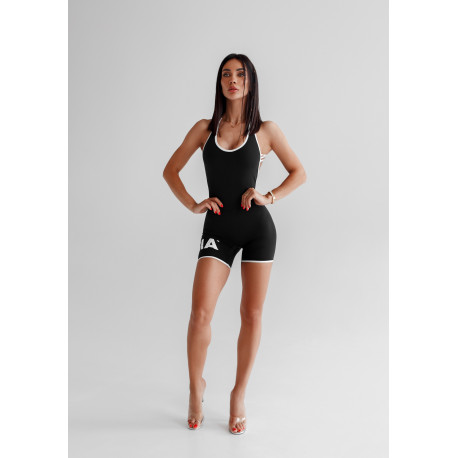 NEBBIA : КОМБИНЕЗОН WORKOUT JUMPSUIT 5'' HAMMIES 603 "BLACK"