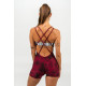 NEBBIA : КОМБІНЕЗОН SHORT WORKOUT JUMPSUIT TREND-SETTER 484 "RED"