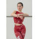 NEBBIA : ЛЕГІНСИ WORKOUT LEGGINGS ROUGH GIRL 616 "RED"