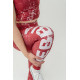 NEBBIA : ЛЕГГИНСЫ WORKOUT LEGGINGS ROUGH GIRL 616 "RED"