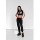 NEBBIA :ТОП OVERSIZED CROP TOP GAME ON 610 "BLACK"