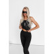 NEBBIA : МАЙКА CROPPED TANK TOP CONFIDENCE 476 "BLACK"