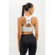 NEBBIA : ТОП MEDIUM-SUPPORT RACERBACK SPORTS BRA AGILE 471 "WHITE"