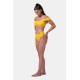 NEBBIA : ТОП MIAMI RETRO BIKINI - TOP 553 " YELLOW"