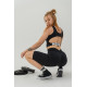 NEBBIA : ВЕЛОСИПЕДКИ HIGH WAISTED BIKER SHORTS 10'' GYM THERAPY 628 "BLACK"