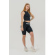 NEBBIA : ВЕЛОСИПЕДКИ HIGH WAISTED BIKER SHORTS 10'' GYM THERAPY 628 "BLACK"