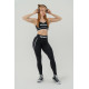 NEBBIA : ТОП MEDIUM SUPPORT SPORTS BRA MY RULES 608 "BLACK"