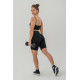 NEBBIA : ВЕЛОСИПЕДКИ HIGH WAISTED LEGGINGS SHORTS 9'' SNATCHED 614 "BLACK"