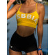 NEBBIA : ТОП CLASSIC HERO CUT-OUT SPORTS BRA 579 "YELLOW"