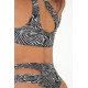 NEBBIA : ТОП SAO GONCALO BIKINI TOP ZEBRA 764 " WHITE"