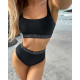 Bona Fashion: High Waist Swimsuit "Black"