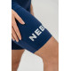 NEBBIA : ВЕЛОСИПЕДКИ HIGH WAISTED LEGGINGS SHORTS 9'' SNATCHED 614 "DARK BLUE"