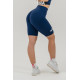 NEBBIA : ВЕЛОСИПЕДКИ HIGH WAISTED LEGGINGS SHORTS 9'' SNATCHED 614 "DARK BLUE"