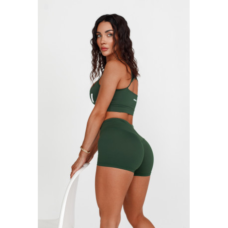 NEBBIA : ШОРТИ CLASSIC HERO HIGH WAIST SHORTS 582 "DARK GREEN"