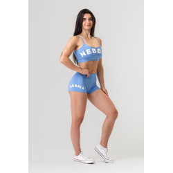 NEBBIA : ТОП CLASSIC HERO CUT-OUT SPORTS BRA 579 "LIGHT BLUE"