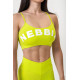 NEBBIA : ТОП CLASSIC HERO CUT-OUT SPORTS BRA 579 "LIME"