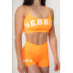 NEBBIA : ТОП CLASSIC HERO CUT-OUT SPORTS BRA 579 "ORANGE"