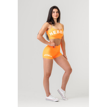 NEBBIA : ШОРТЫ CLASSIC HERO HIGH WAIST SHORTS 582 "ORANGE"