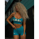 NEBBIA : ТОП CLASSIC HERO CUT-OUT SPORTS BRA 579 "GREEN"