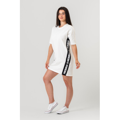 NEBBIA : ПЛАТЬЕ OVERSIZED T-SHIRT DRESS NEBBIA CLUB 594 "CREAM"