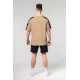 NEBBIA : ФУТБОЛКА OVERSIZED T-SHIRT LIFTING CLUB 353 LIGHT BROWN