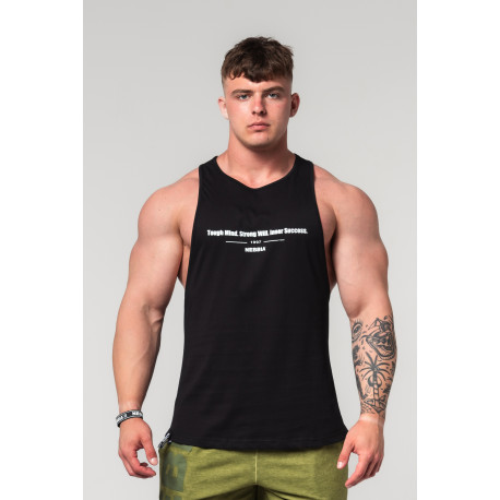 NEBBIA : МАЙКА GYM TANK TOP FLEXIN 360 BLACK