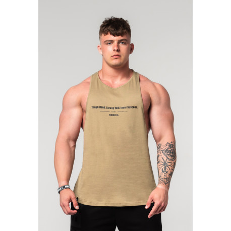 NEBBIA : МАЙКА GYM TANK TOP FLEXIN 360 GREEN