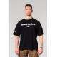 NEBBIA : ФУТБОЛКА HEAVYWEIGHT COTTON OVERSIZED T-SHIRT GRIND 356 BLACK