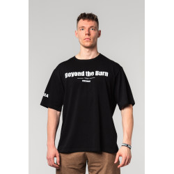 NEBBIA : ФУТБОЛКА HEAVYWEIGHT COTTON OVERSIZED T-SHIRT GRIND 356 BLACK