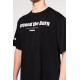 NEBBIA : ФУТБОЛКА HEAVYWEIGHT COTTON OVERSIZED T-SHIRT GRIND 356 BLACK