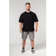 NEBBIA : ФУТБОЛКА OVERSIZED HEAVYWEIGHT COTTON T-SHIRT NO SHORTCUTS 354 BLACK