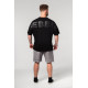 NEBBIA : ФУТБОЛКА OVERSIZED HEAVYWEIGHT COTTON T-SHIRT NO SHORTCUTS 354 BLACK