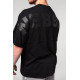 NEBBIA : ФУТБОЛКА OVERSIZED HEAVYWEIGHT COTTON T-SHIRT NO SHORTCUTS 354 BLACK