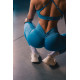 NEBBIA : ЛЕГІНСИ High Waisted Push-Up Leggings TOTALLY SEAMLESS 303 "Blue"