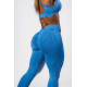 NEBBIA : ЛЕГІНСИ High Waisted Push-Up Leggings TOTALLY SEAMLESS 303 "Blue"