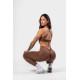 NEBBIA : ЛЕГГИНСЫ High Waisted Push-Up Leggings TOTALLY SEAMLESS 303 "Brown"