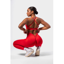 NEBBIA : ЛЕГІНСИ High Waisted Push-Up Leggings TOTALLY SEAMLESS 303 "Red"
